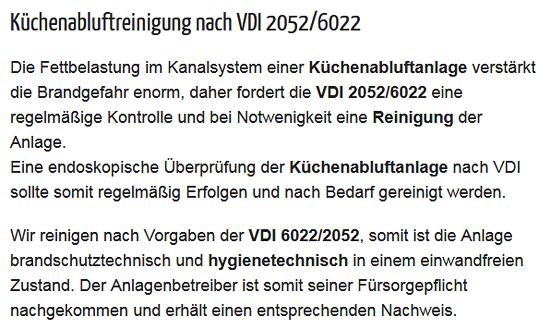 reinigung l&uuml;ftungsanlage f&uuml;r  Hockenheim